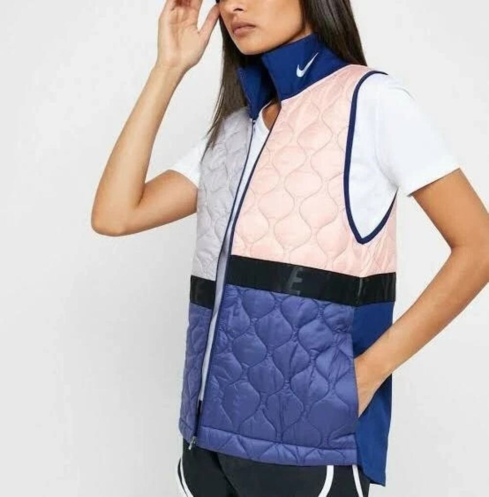 Nike Aerolayer Women’s Running colorblock Vest Atmosphere multi Size M A010381